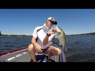 Bass Fishing in Early Fall - Day on the Lake