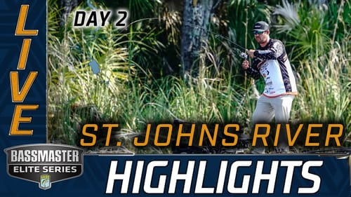Highlights: Day 2 Bassmaster action at St. Johns River