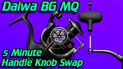 How To: Daiwa BG MQ Handle Knob Swap - How to install a Gomexus handle knob on the Daiwa BG MQ