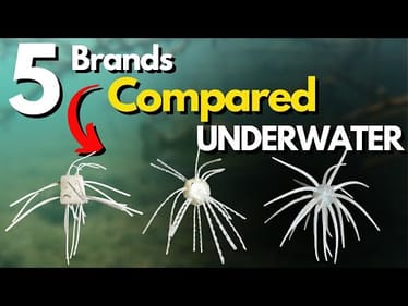 5 Brands of "Dice" Lures Compared Underwater (Side-by-Side Footage)