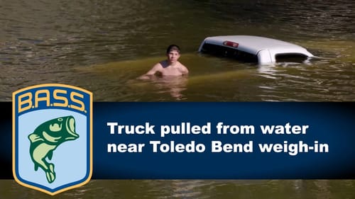 Truck pulled from water near Toledo Bend weigh-in