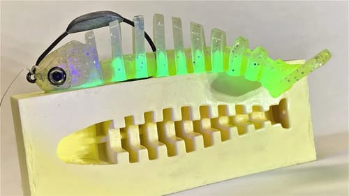 Making an Aggressively Ribbed SwimBait
