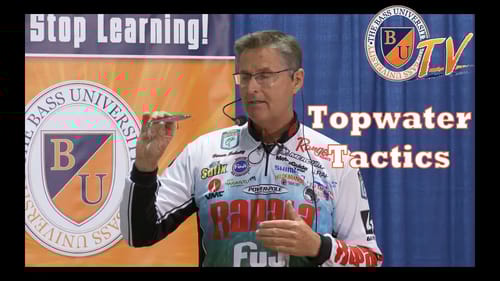 Topwater Tactics with Bernie Schultz