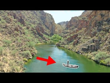 This DESERT Canyon Lake Was LOADED With Giant Fish!