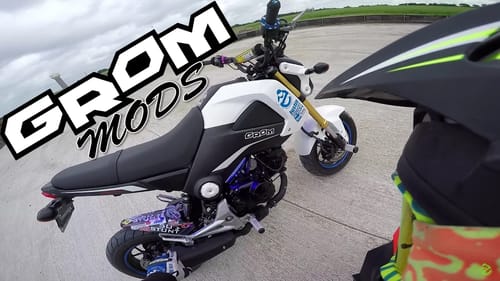 Grom Mods | 40 Tooth Sprocket & Axle Sliders | 50 Stunt