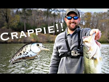 New PB on a Custom Painted Crappie Crankbait!!