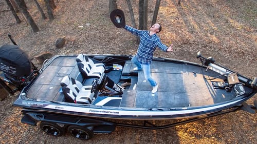 MY NEW FISHING BOAT HAS ARRIVED!!!