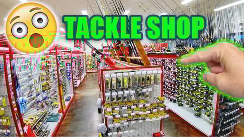 INSANE Tackle SHOP Walk Thru + LIVE Fish TANK Like you have NEVER Seen!!!