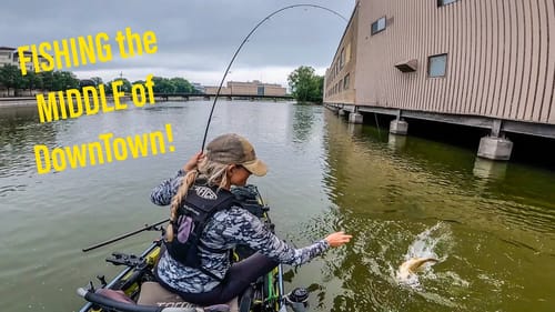 AMAZING URBAN FISHING - Wolf and Fox river TOURNEY recap (Hobie BOS)
