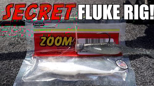 SECRET Fluke Fishing Rig for Summer Bass!