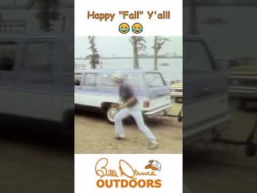 The leaves are a-changin', the weather’s a-coolin' and Bill is...falling out the boat again! 🤣