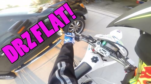 DRZ FLAT + HONDA GROM STEPS UP