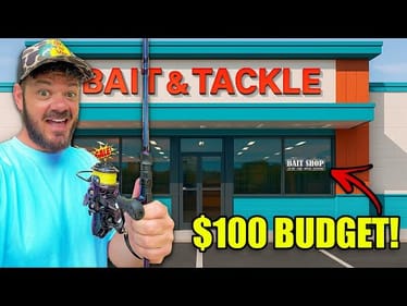 $100 California Tackle Shop Fishing Gear Challenge!