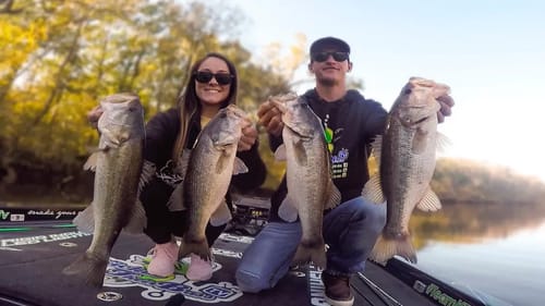 Fishing for GIANT River BASS