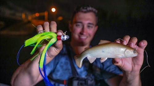 Throwing Big Baits at Night Under Bridges