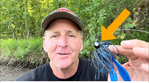 How Bass React To A Chipped Jighead…