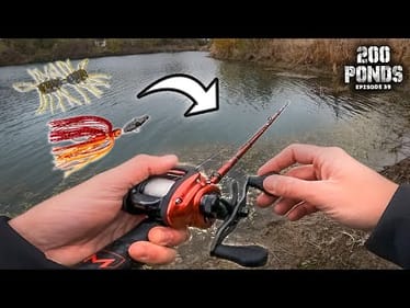 Fishing only NEW LURES at a NEW POND! ("200 Ponds" Ep. 39)