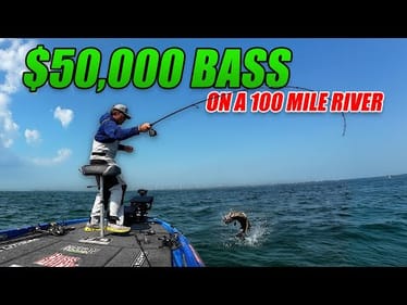 Chasing $50,000 Bass on a 100-Mile River! - MLF Toyota Series St. Lawrence River (Tournament)