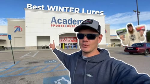 FAMOUS Fisherman Picks My WINTER Bass Fishing Lures at Academy Sports!
