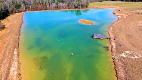 Arctic Freeze Turns 5 Acre Pond Crystal Clear!