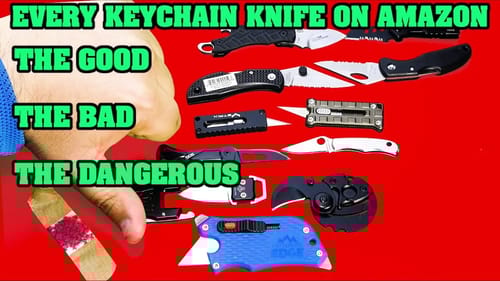 The best EDC keychain knife under $15  Comparing everyone on Amazon The Good,,The Bad, The Dangerous