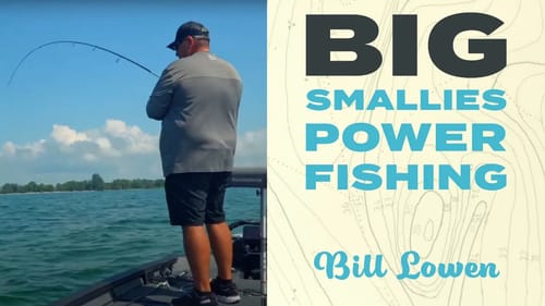 Power Fishing For BIG Shallow Smallmouth on Lake Ontario - Bill Lowen