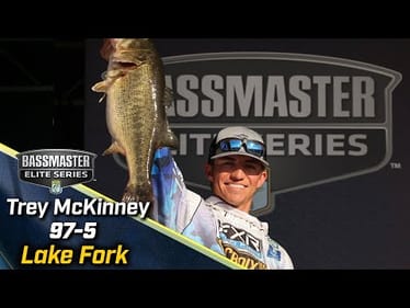 Trey McKinney leads Day 3 of Bassmaster Elite at Lake Fork with 97 pounds, 5 ounces