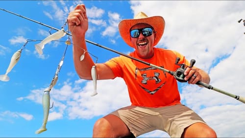 Catching TRIPLES On The A-RIG Bass Fishing LAKE GUNTERSVILLE!! (EPIC)