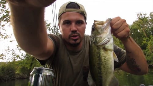 Kayak BASS FISHING for River LARGE MOUTH |||Short BEER REVIEW|||