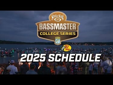 2025 Bassmaster College Series Schedule Announcement