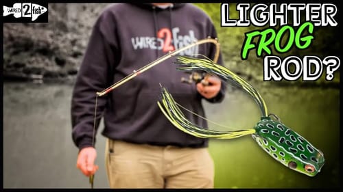 When to Consider a Lighter-Action Rod for Frog Fishing