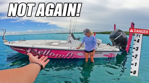 I Got Her Boat STUCK!