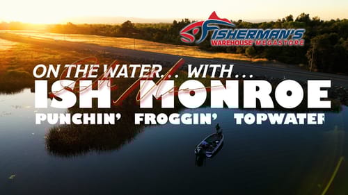 BASS LEGEND ISH MONROE TALKS FROGGIN' - PUNCHIN' - TOPWATER - From fishermans warehouse