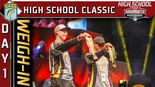 Weigh-in: 2023 Bassmaster High School Classic