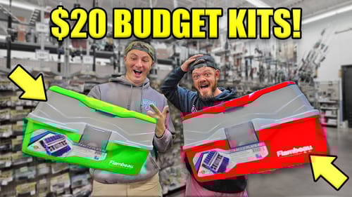 We Made The ULTIMATE Budget Fishing Kits! ($20 Budget!)