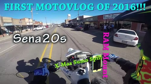 Sena20S, Ram Mount, & X-Mas Sumo Spill