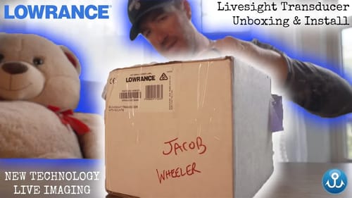 NEW Lowrance Livesight Transducer Unboxing & Installation