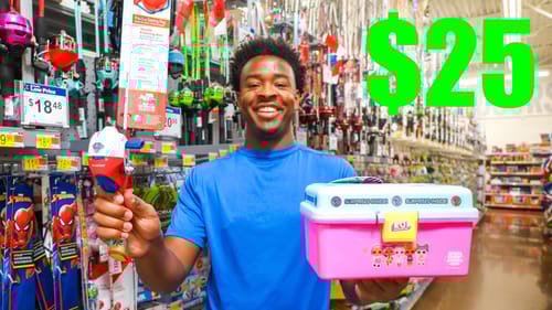 KID Combo Bass Fishing CHALLENGE ($25 Walmart Fishing Budget)