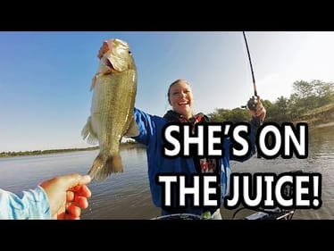 Wife and I Fish Our First Tournament Married!! She SMOKED Em!
