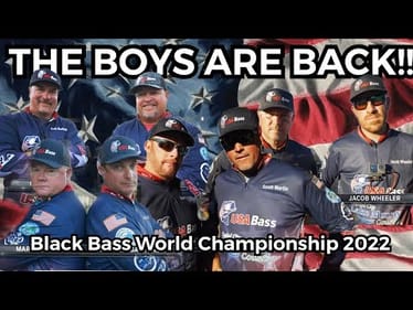 Team USA Bass is BACK! Dream Team! 2022 Black Bass World Championship 2022 Ep.1