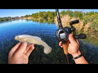 Hunting UBER Clear Water Bass In ABANDONED QUARRY!