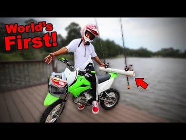 World's First FISHING DIRTBIKE (Insane!)