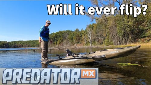 How STABLE is the Old Town Predator MX fishing kayak?