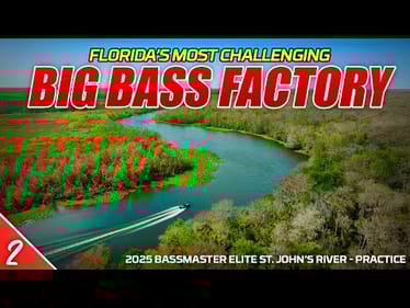 Florida’s Most CHALLENGING Big Bass Factory - 2025 Bassmaster St.John's River (Practice) UFB S5E2