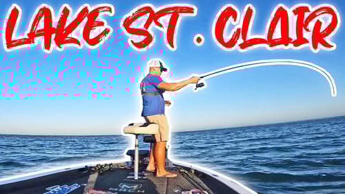 Drop Shotting in BIG WAVES for BIG Smallmouth Bass in ULTRA CLEAR WATER! (EPIC)