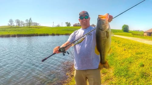 Fishing Big Swimbaits from the Bank