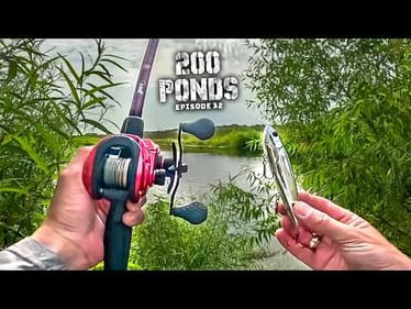 Fishing An OVERGROWN Pond For GIANT BASS! ("200 Ponds" Ep. 32)