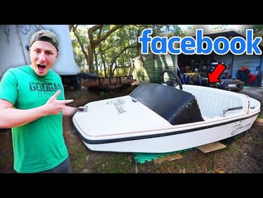 I Bought The WORLD'S SMALLEST BOAT From Facebook Marketplace!