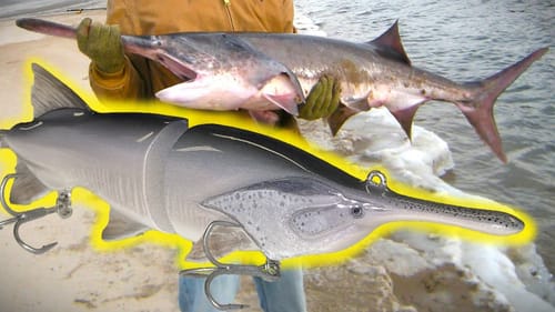 Making a PaddleFish Lure