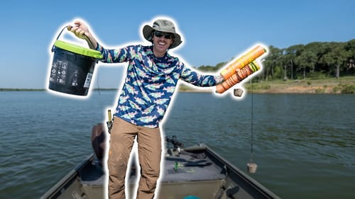 Fishing a Double Jug Trotline first the first time!